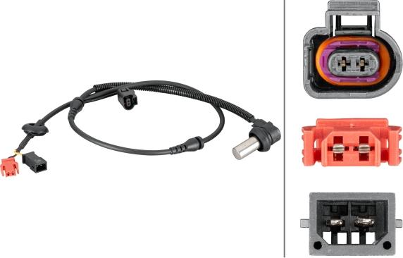 HELLA 6PU 012 806-921 - ABS sensor, wheel speed car-mod.net