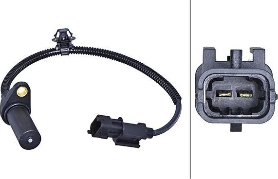 HELLA 6PU 358 191-241 - Crankshaft position sensor, RPM car-mod.net
