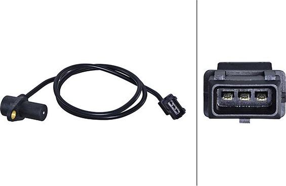 HELLA 6PU358 191-271 - Crankshaft position sensor, RPM car-mod.net