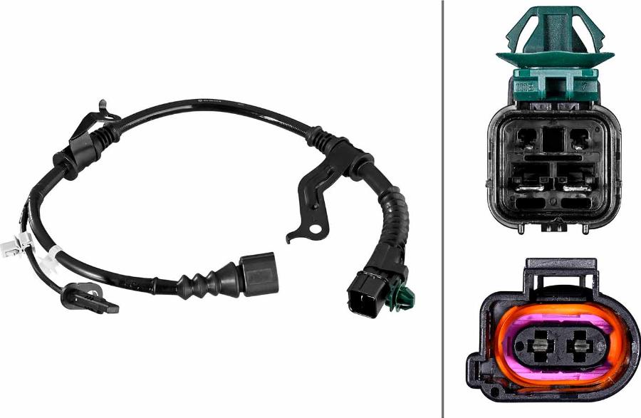 HELLA 6PU 358 219-461 - ABS sensor, wheel speed car-mod.net