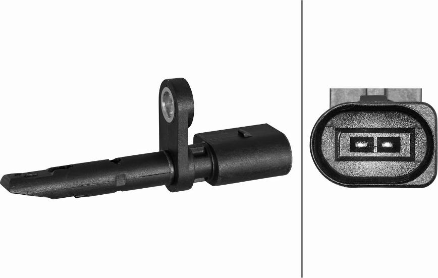 HELLA 6PU 358 218-471 - ABS sensor, wheel speed car-mod.net