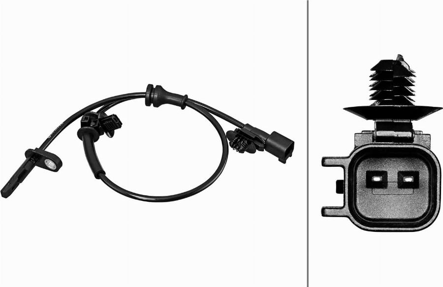 HELLA 6PU 358 218-391 - ABS sensor, wheel speed car-mod.net