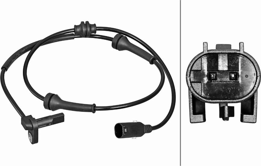 HELLA 6PU 358 217-131 - ABS sensor, wheel speed car-mod.net