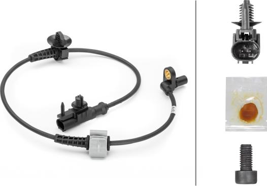 HELLA 6PU 230 040-421 - ABS sensor, wheel speed car-mod.net