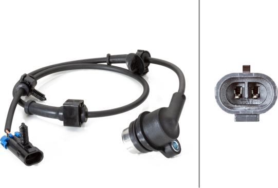 HELLA 6PU 230 040-311 - ABS sensor, wheel speed car-mod.net