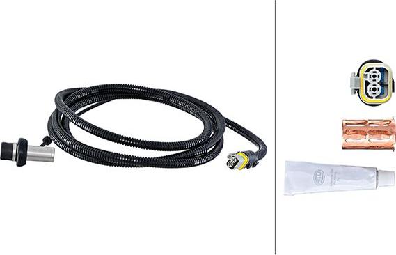 HELLA 6PU 230 048-511 - ABS sensor, wheel speed car-mod.net