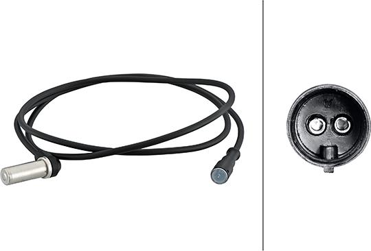 HELLA 6PU 230 048-151 - ABS sensor, wheel speed car-mod.net