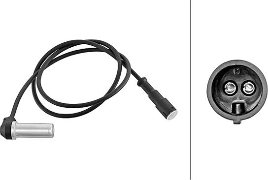 HELLA 6PU 230 048-301 - ABS sensor, wheel speed car-mod.net