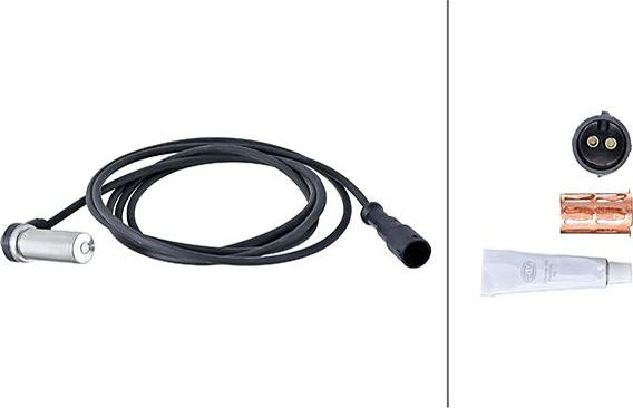 HELLA 6PU 230 048-331 - ABS sensor, wheel speed car-mod.net