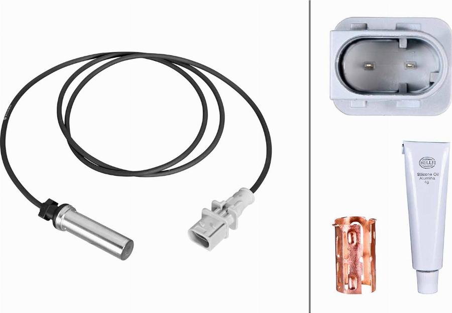 HELLA 6PU 230 052-451 - ABS sensor, wheel speed car-mod.net