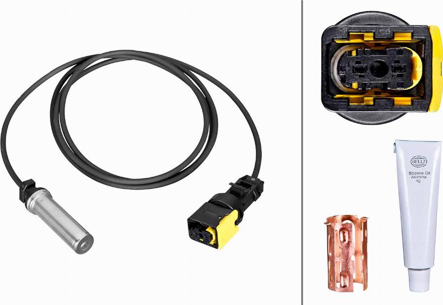 HELLA 6PU 230 052-481 - ABS sensor, wheel speed car-mod.net