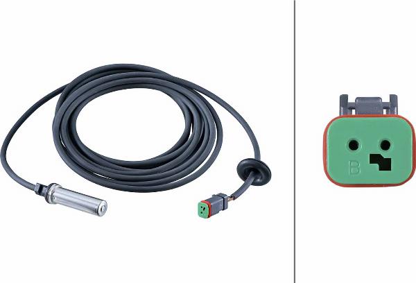 HELLA 6PU 230 052-541 - ABS sensor, wheel speed car-mod.net