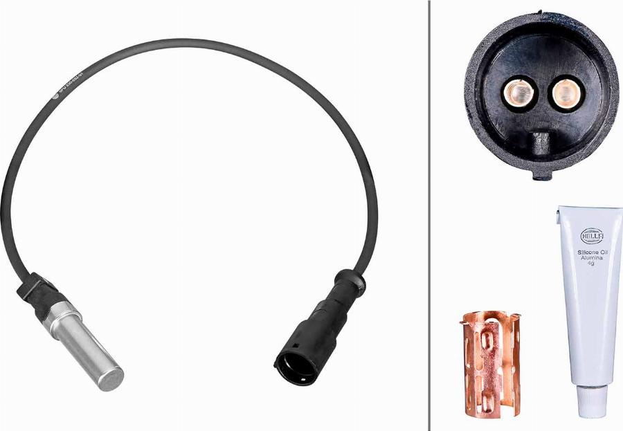 HELLA 6PU 230 052-011 - ABS sensor, wheel speed car-mod.net