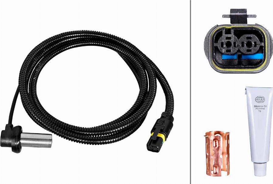 HELLA 6PU 230 052-111 - ABS sensor, wheel speed car-mod.net