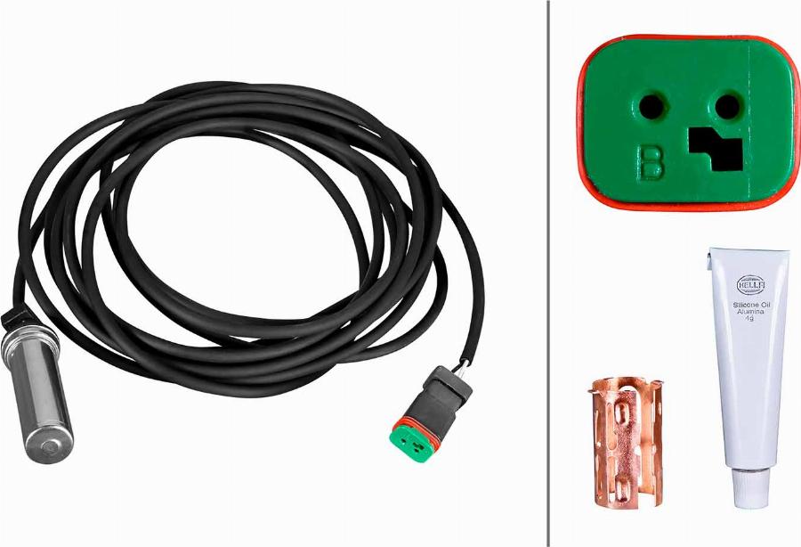 HELLA 6PU 230 052-371 - ABS sensor, wheel speed car-mod.net