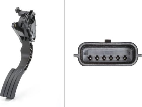 HELLA 6PV 009 978-721 - Sensor, accelerator pedal position car-mod.net