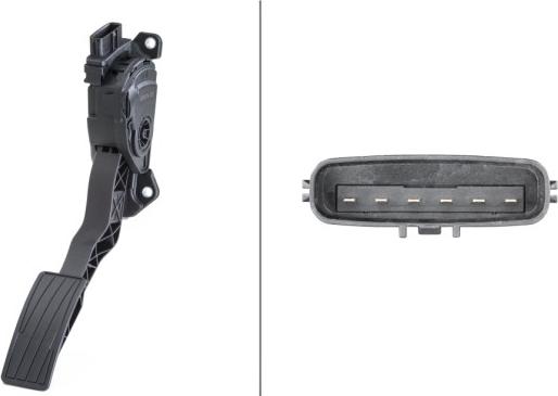 HELLA 6PV 009 074-701 - Sensor, accelerator pedal position car-mod.net