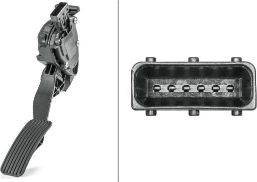 HELLA 6PV 009 765-731 - Sensor, accelerator pedal position car-mod.net
