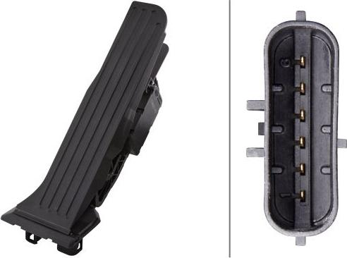 HELLA 6PV 008 890-701 - Sensor, accelerator pedal position car-mod.net