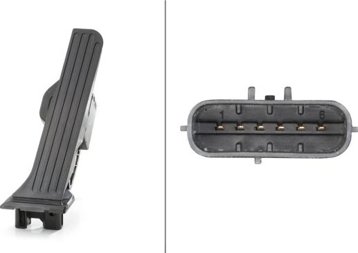 HELLA 6PV 008 890-711 - Sensor, accelerator pedal position car-mod.net