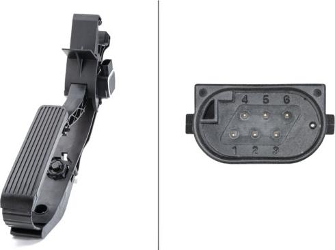 HELLA 6PV 010 946-481 - Sensor, accelerator pedal position car-mod.net