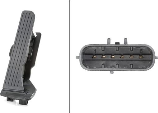 HELLA 6PV 011 040-711 - Sensor, accelerator pedal position car-mod.net