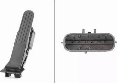 HELLA 6PV 011 039-701 - Sensor, accelerator pedal position car-mod.net