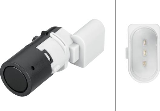 HELLA 6PX 358 141-001 - Sensor, parking assist car-mod.net