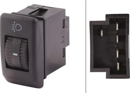 HELLA 6ZB 006 377-017 - Controller, headlight range adjustment car-mod.net