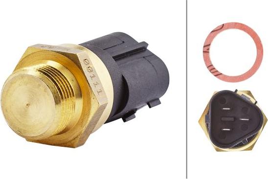 HELLA 6ZT 007 800-111 - Temperature Switch, radiator / air conditioner fan car-mod.net
