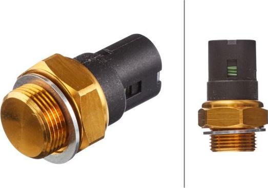 HELLA 6ZT 007 808-011 - Temperature Switch, radiator / air conditioner fan car-mod.net