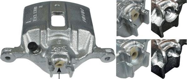 HELLA 8AC 355 388-331 - Brake Caliper car-mod.net