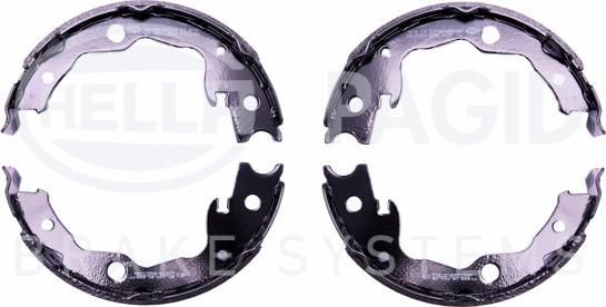 HELLA 8DA 355 050-031 - Drum Brake Shoe Set car-mod.net