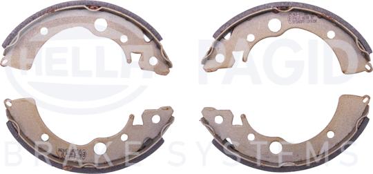 HELLA 8DB 355 000-791 - Drum Brake Shoe Set car-mod.net