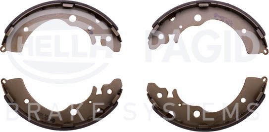 HELLA 8DB 355 001-481 - Drum Brake Shoe Set car-mod.net