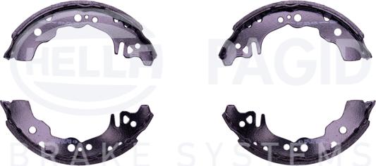 HELLA 8DB 355 003-071 - Drum Brake Shoe Set car-mod.net