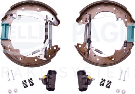 HELLA 8DB 355 003-851 - Drum Brake Shoe Set car-mod.net