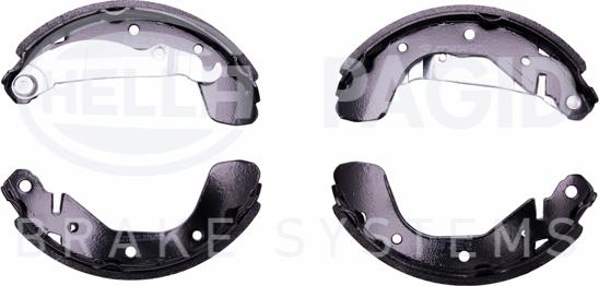 HELLA 8DB 355 002-461 - Drum Brake Shoe Set car-mod.net