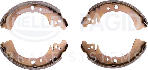 HELLA 8DB 355 002-431 - Drum Brake Shoe Set car-mod.net