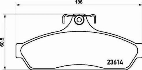 HELLA 8DB 355 020-791 - Brake Pad Set, disc brake car-mod.net