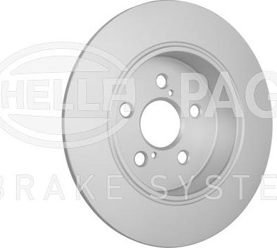 HELLA 8DD 355 134-411 - Brake Disc car-mod.net