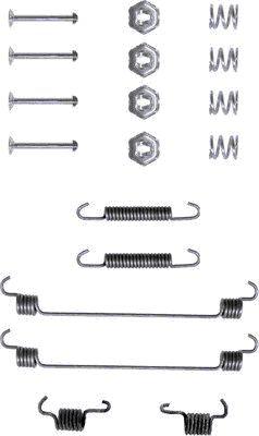 HELLA 8DZ 355 200-091 - Accessory Kit, brake shoes car-mod.net