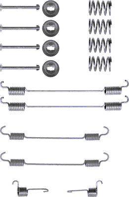 HELLA 8DZ 355 200-381 - Accessory Kit, brake shoes car-mod.net