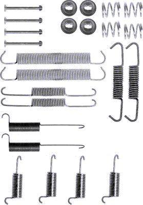 HELLA 8DZ 355 200-261 - Accessory Kit, brake shoes car-mod.net