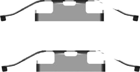HELLA 8DZ 355 201-401 - Accessory Kit, brake caliper car-mod.net