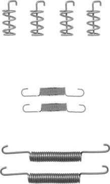 HELLA 8DZ 355 201-851 - Accessory Kit, parking brake shoes car-mod.net