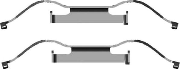 HELLA 8DZ 355 201-391 - Accessory Kit, brake caliper car-mod.net