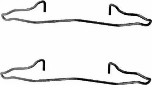 HELLA 8DZ 355 201-221 - Accessory Kit, brake caliper car-mod.net