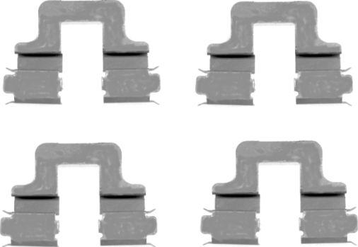 HELLA 8DZ 355 203-551 - Accessory Kit for disc brake Pads car-mod.net