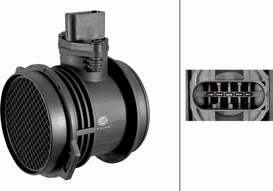 HELLA 8ET 358 166-801 - Air Mass Sensor car-mod.net